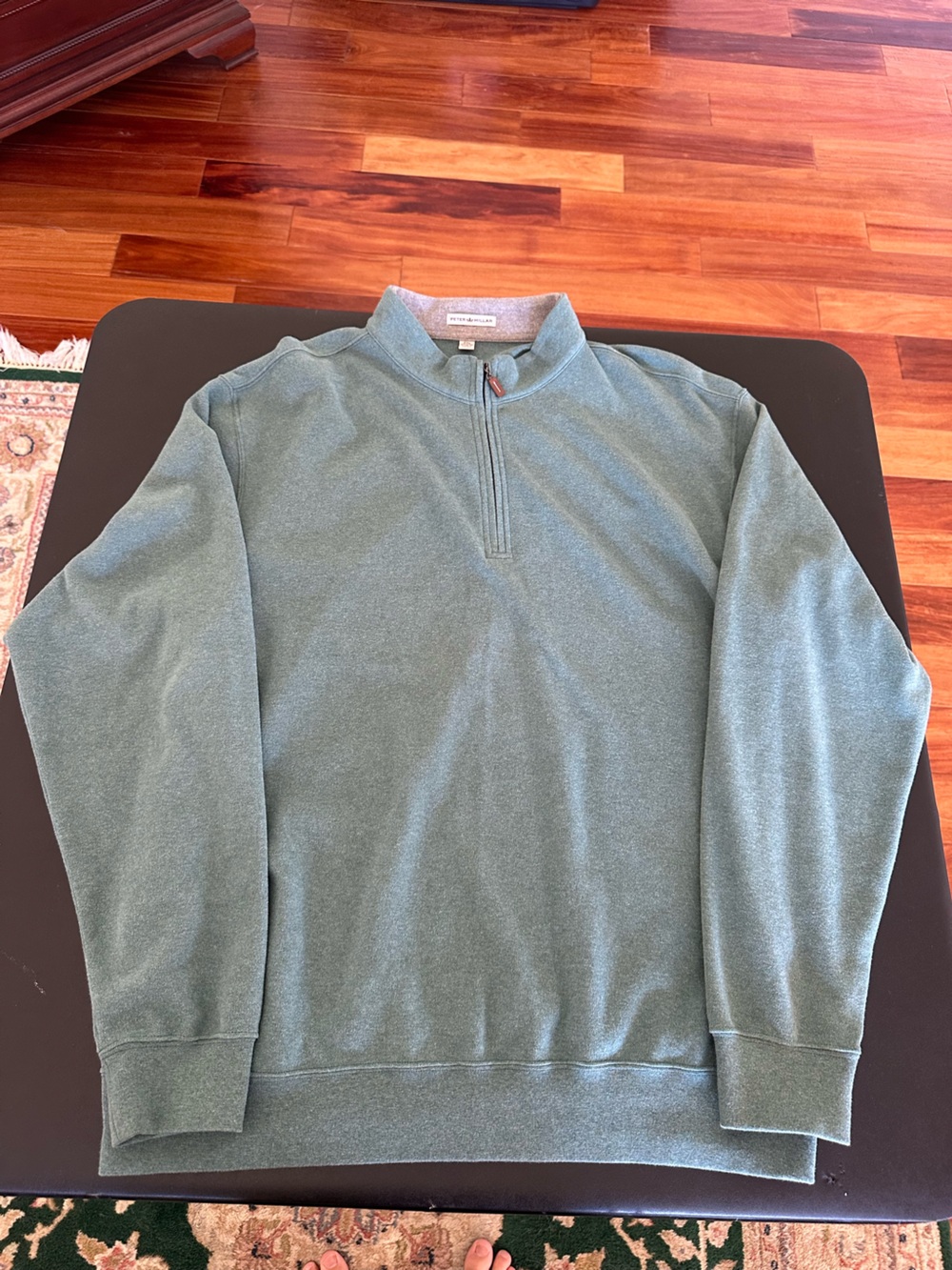 Peter Millar Men's Half-Zip Sweater Pullover - Green XXL